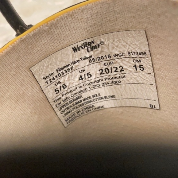 Kids Western Chief fireman boots - Picture 6 of 6